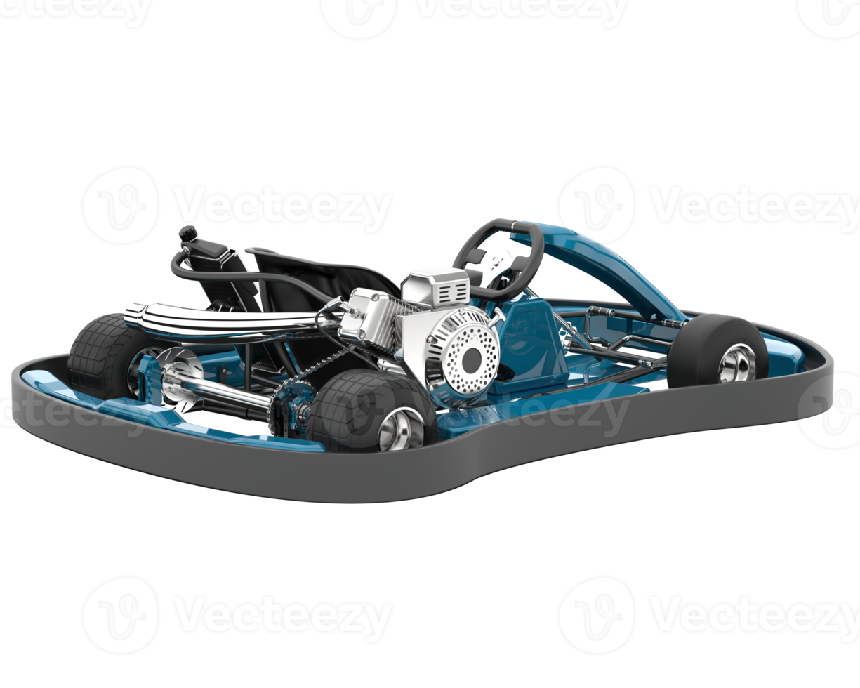 Modern car isolated on transparent background. 3d rendering - illustration png