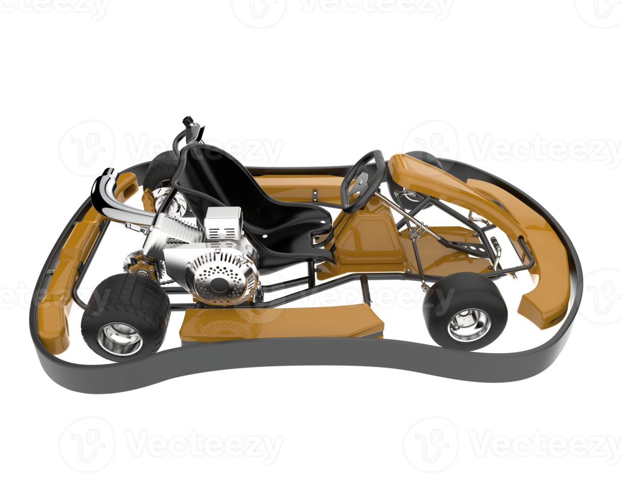 Modern car isolated on transparent background. 3d rendering - illustration png