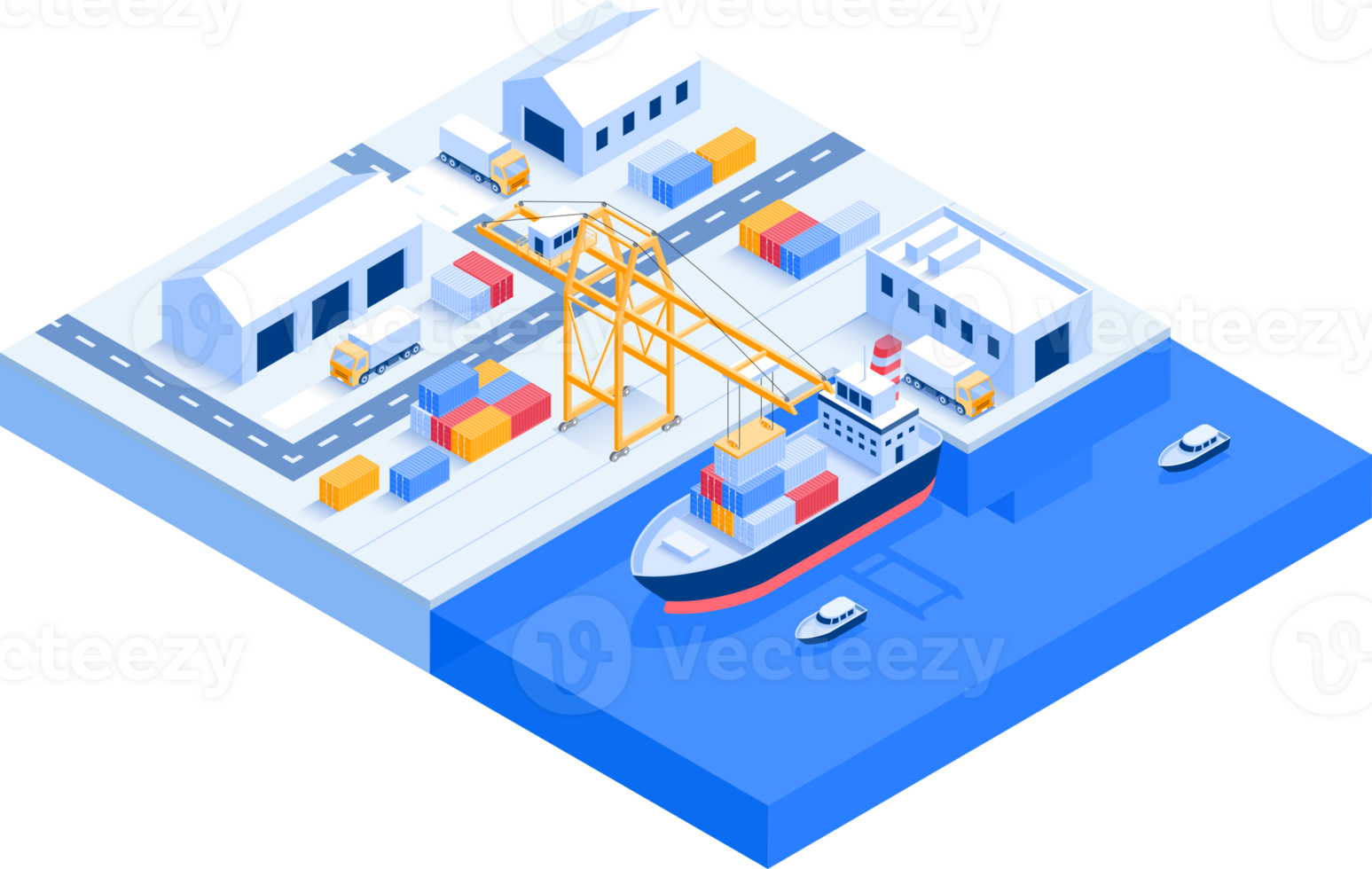 cargo ship illustration png