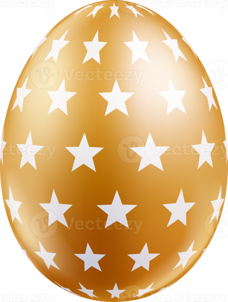 easter eggs gold color png