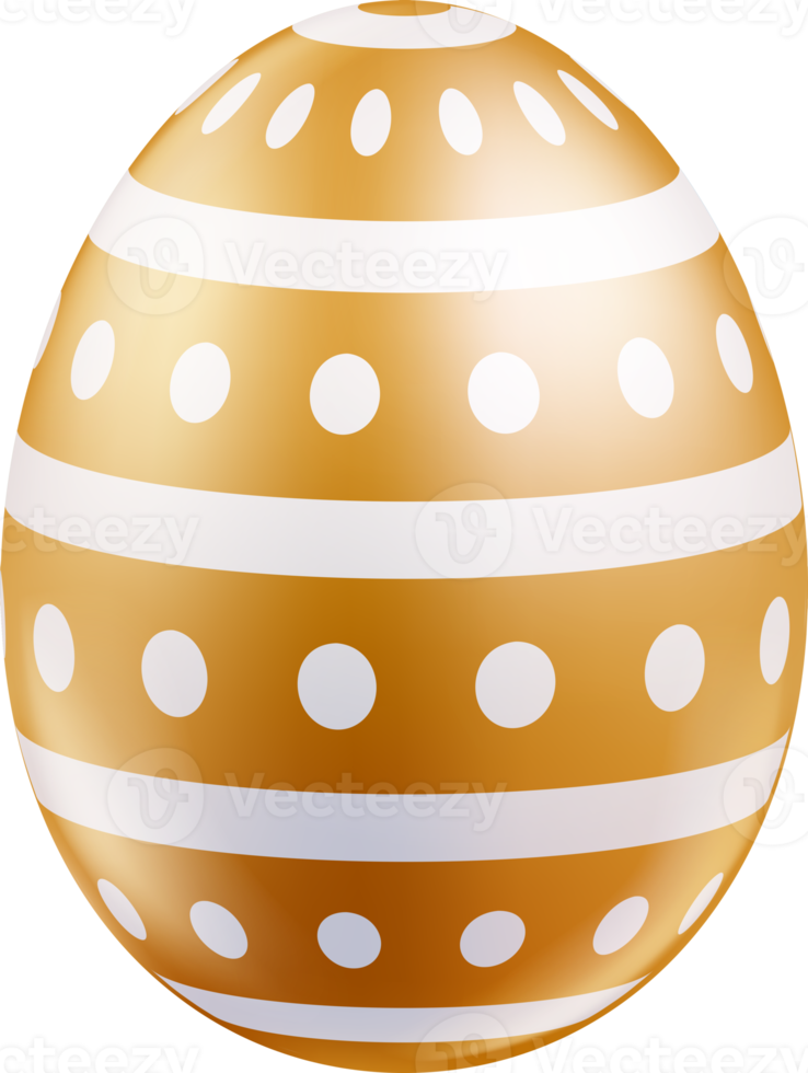 easter eggs gold color png