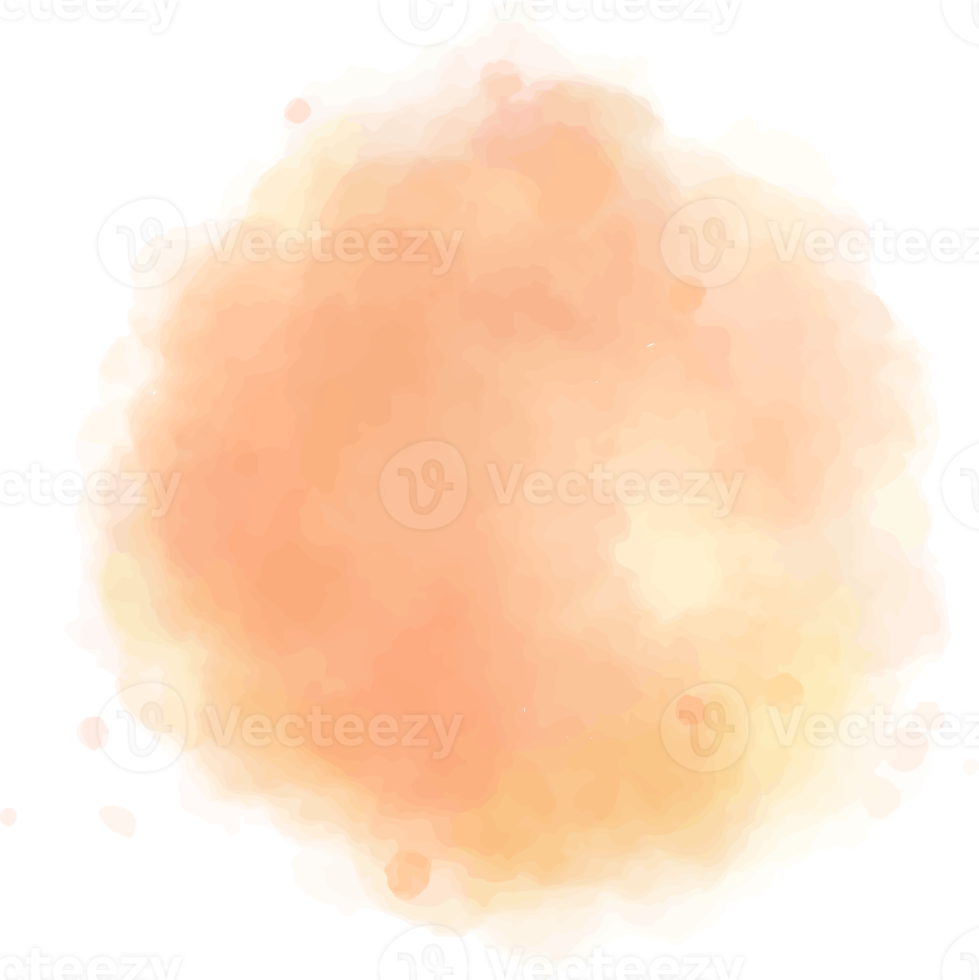 Water color circle banner png