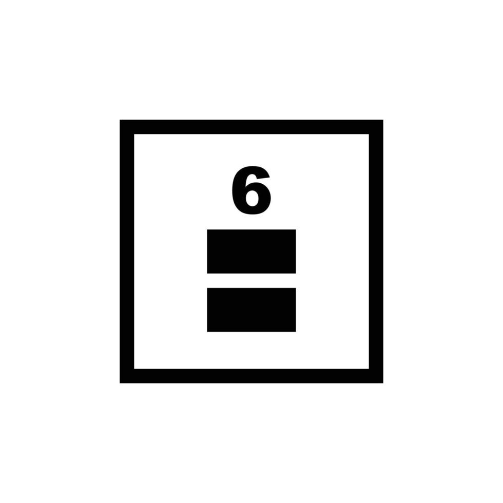 Max stack cardboard simple flat icon vector illustration
