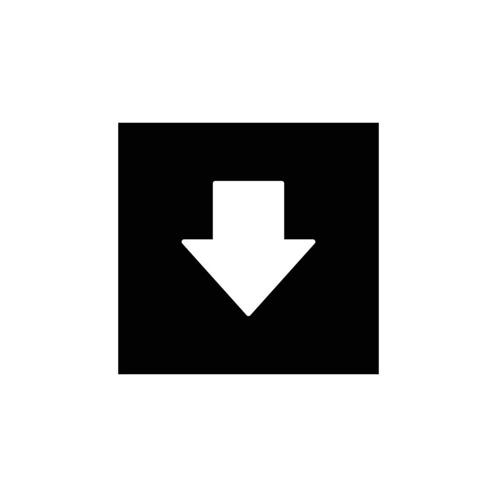 Front simple flat icon vector illustration