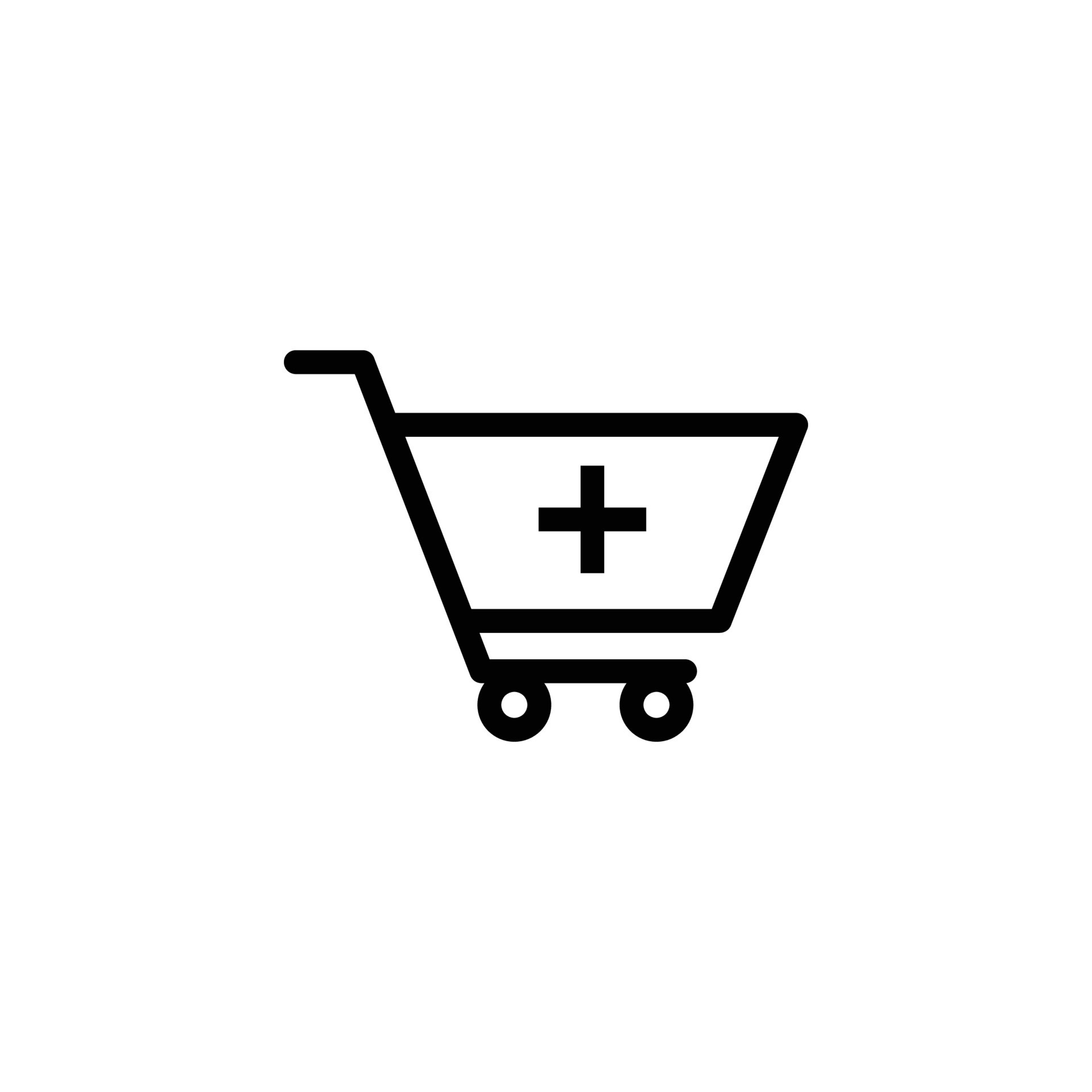 Shopping cart outline flat icon vector 19582847 Vector Art at Vecteezy