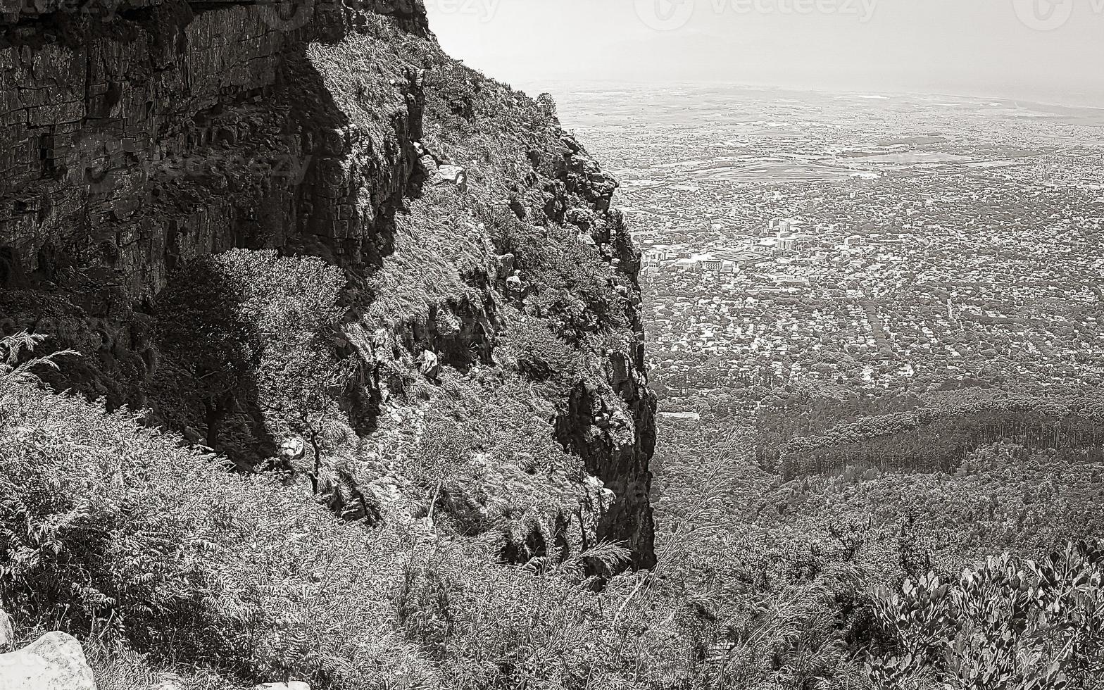Amazing view from Table Mountain National Park. photo