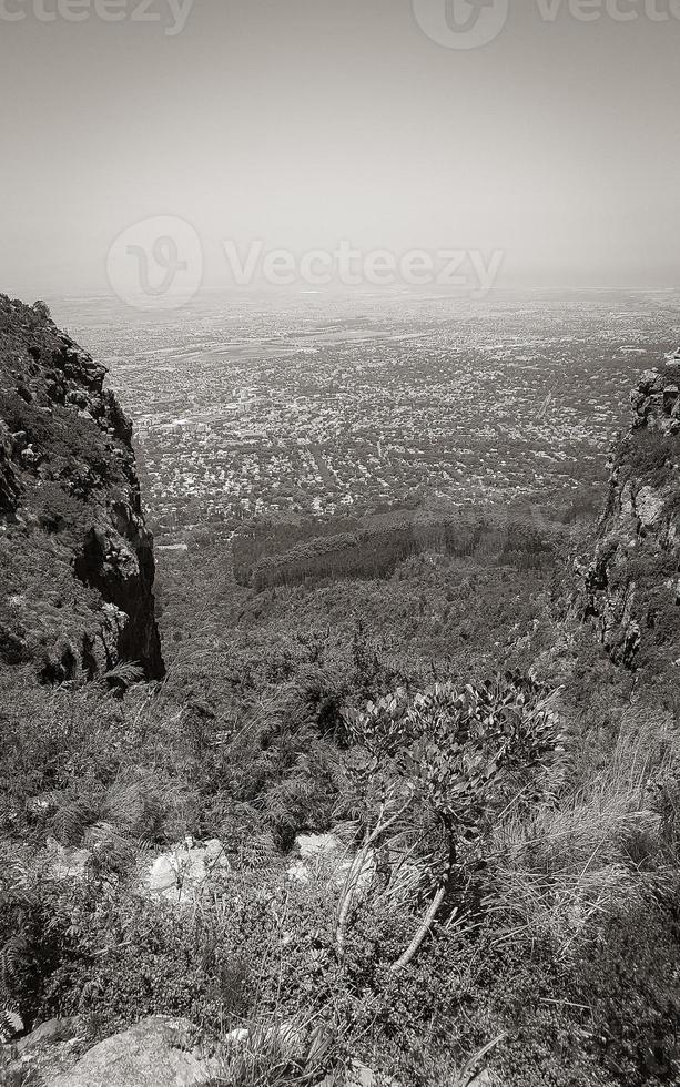 Amazing view from Table Mountain National Park. photo