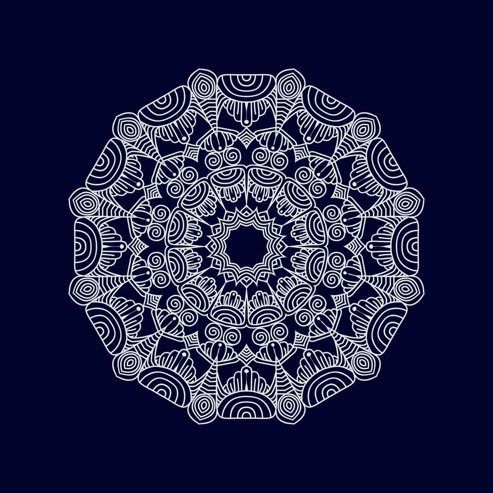 Flower mandala vector designs. Mandala art background