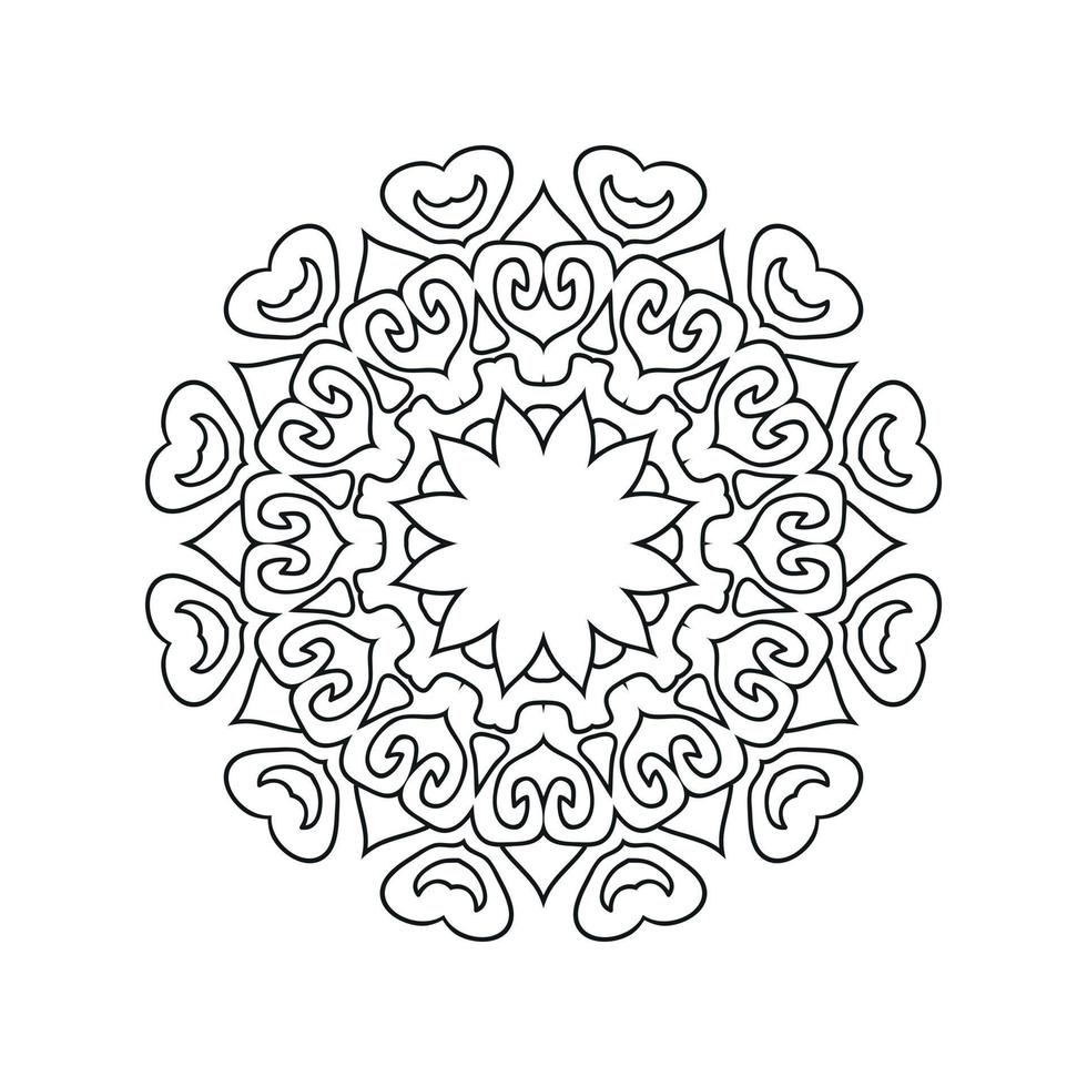 New flower mandala designs vector illustration