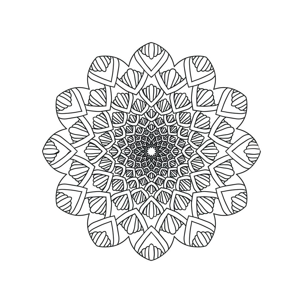 Mandala vector pattern design background