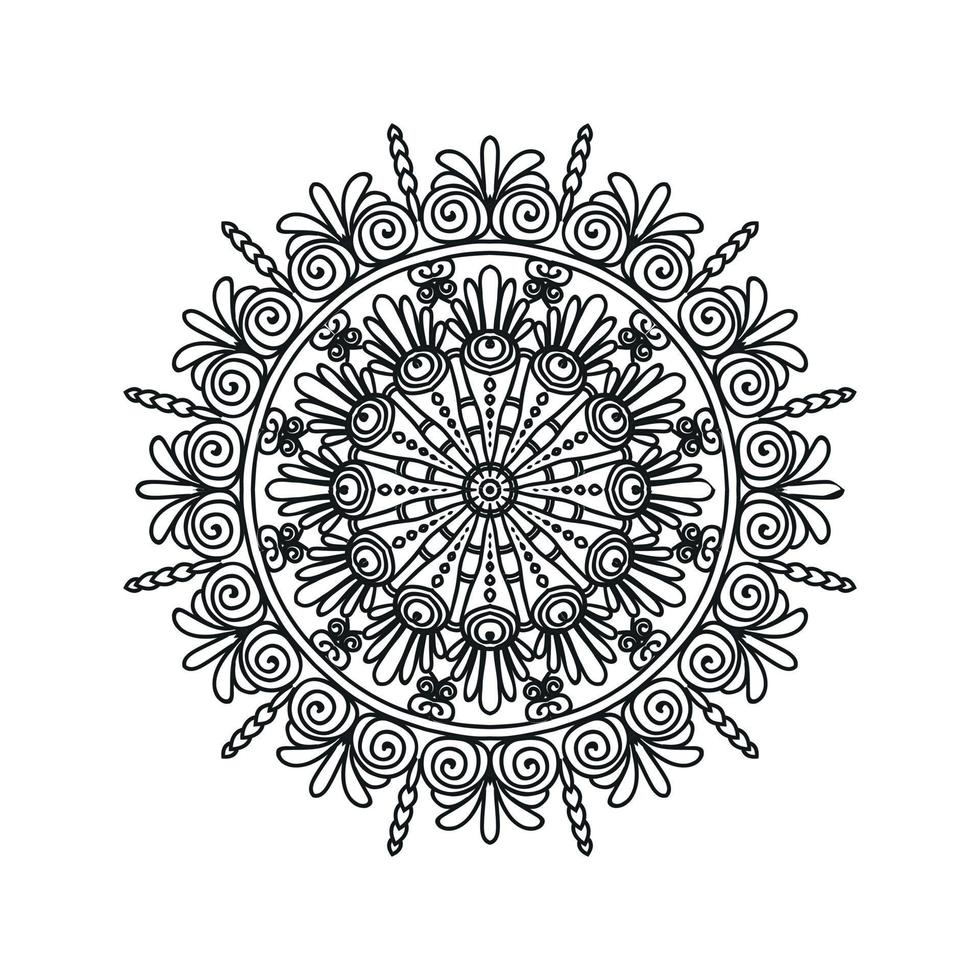 diseños de mandalas nuevo fondo de arte mandala vector