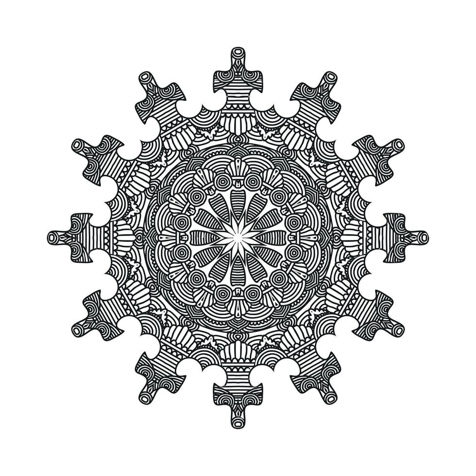 Mandala background design vector illustration