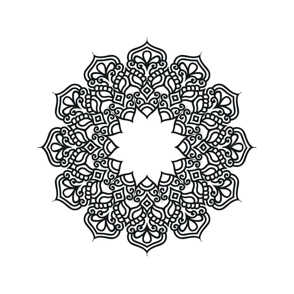 diseños de vectores de mandala de flores. fondo de arte mandala