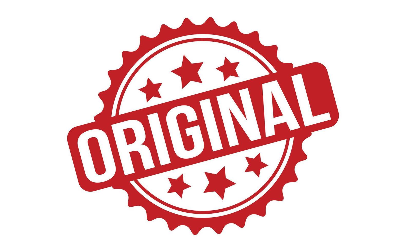 Original Rubber Stamp. Original Rubber Grunge Stamp Seal Vector