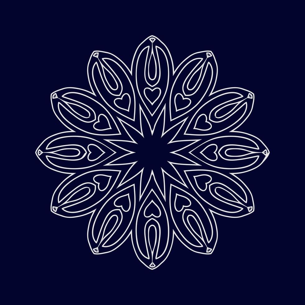 diseños de vectores de mandala de flores. fondo de arte mandala