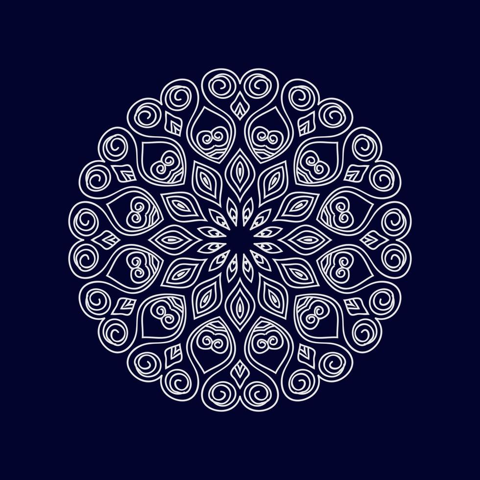 Islamic mandala background vector illustration