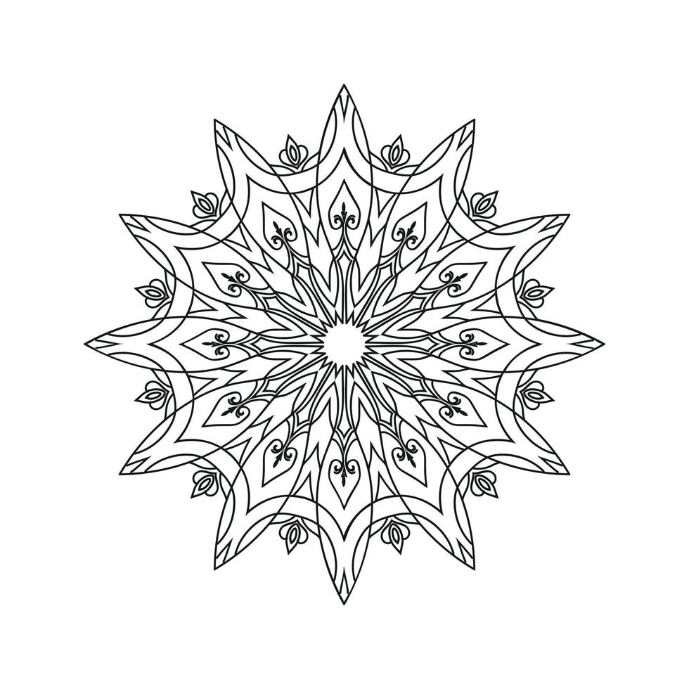 Mandala vector pattern design background