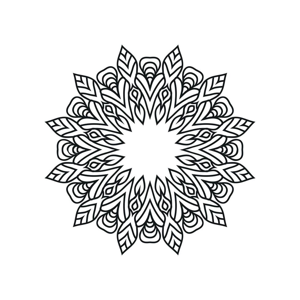 diseños de vectores de mandala de flores. fondo de arte mandala