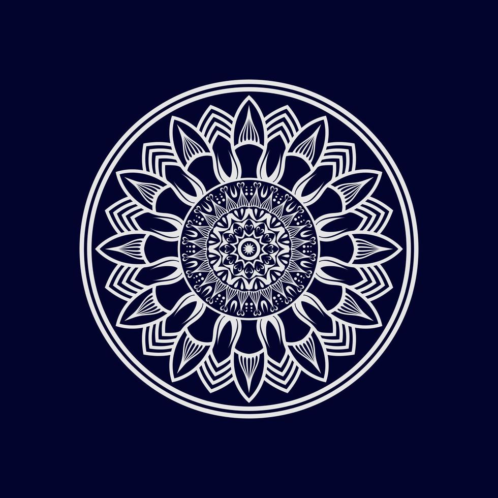 Mandala vector pattern design background