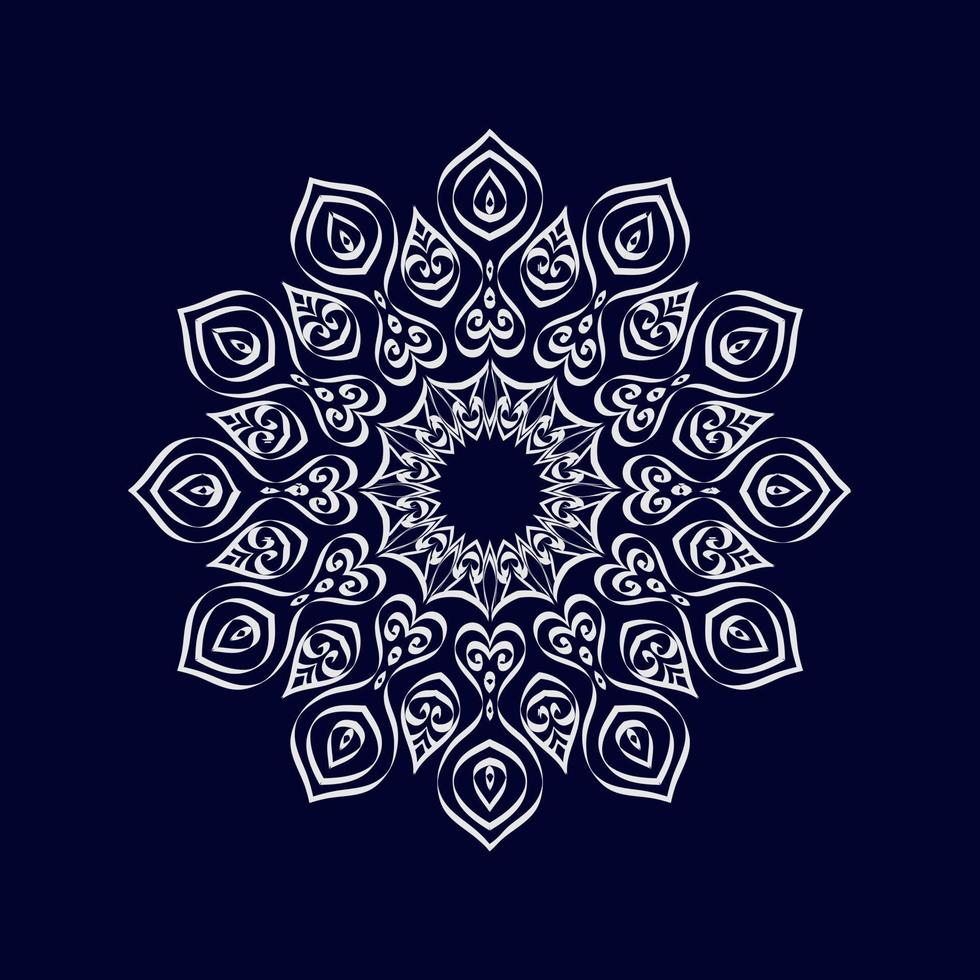 Mandala vector pattern design background