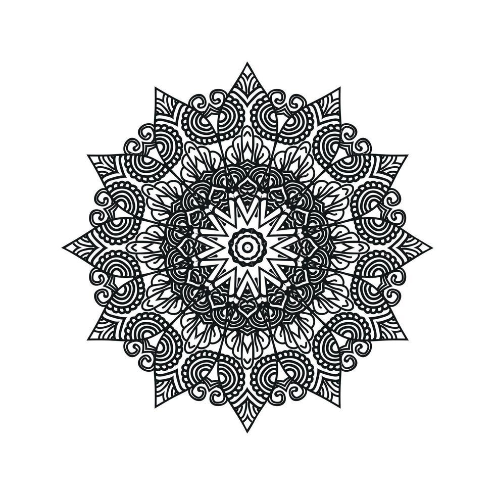 Mandala vector pattern design background