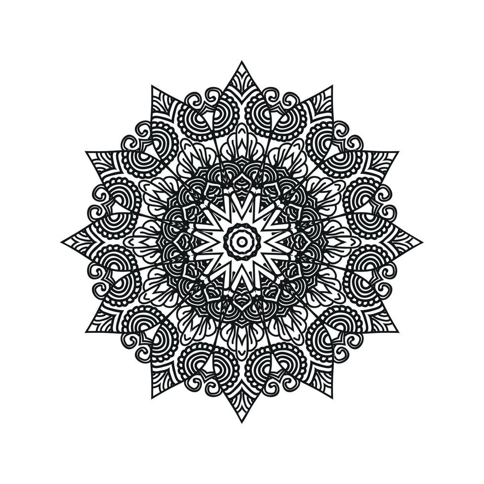 Mandala vector pattern design background