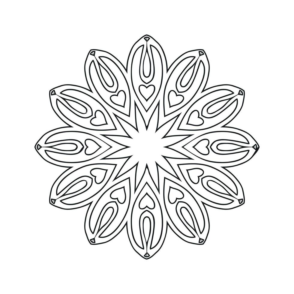 Black and white flower mandala designs 19583744 Vector Art at Vecteezy