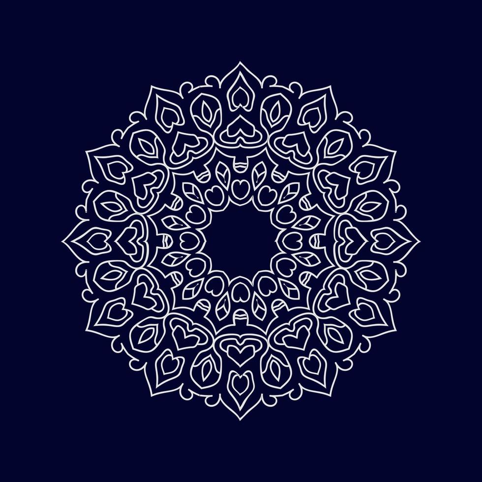 diseños de vectores de mandala de flores. fondo de arte mandala