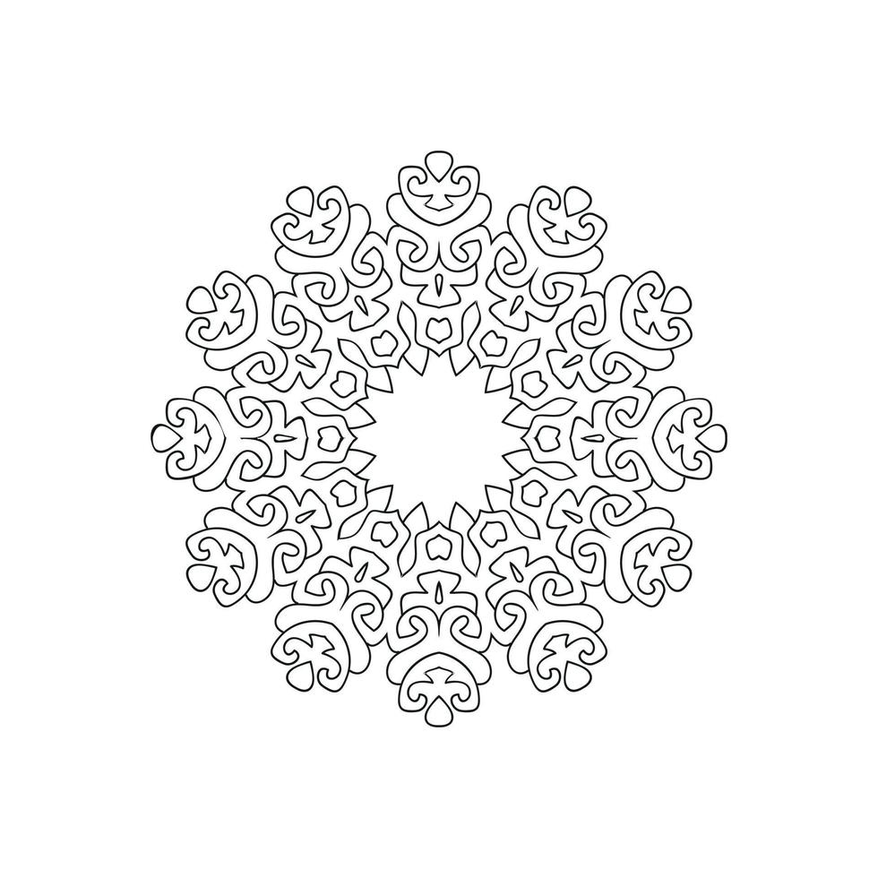 Mandala vector pattern design background