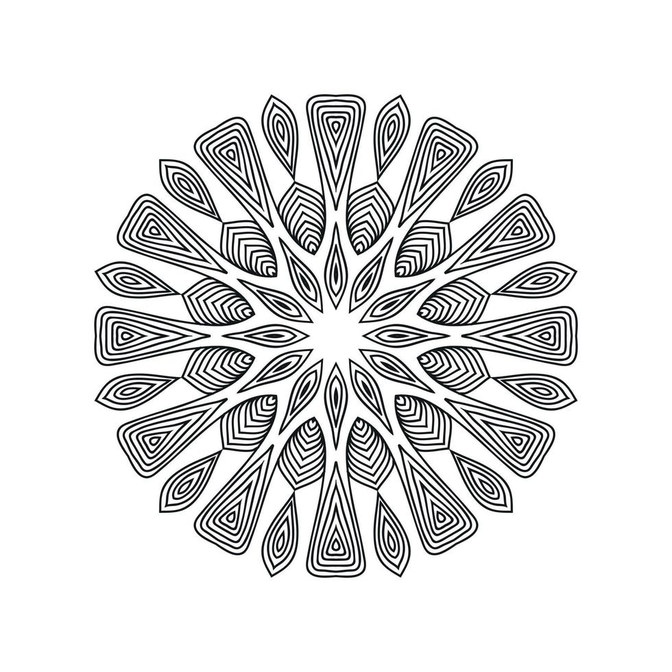 New mandala art designs vector illustration