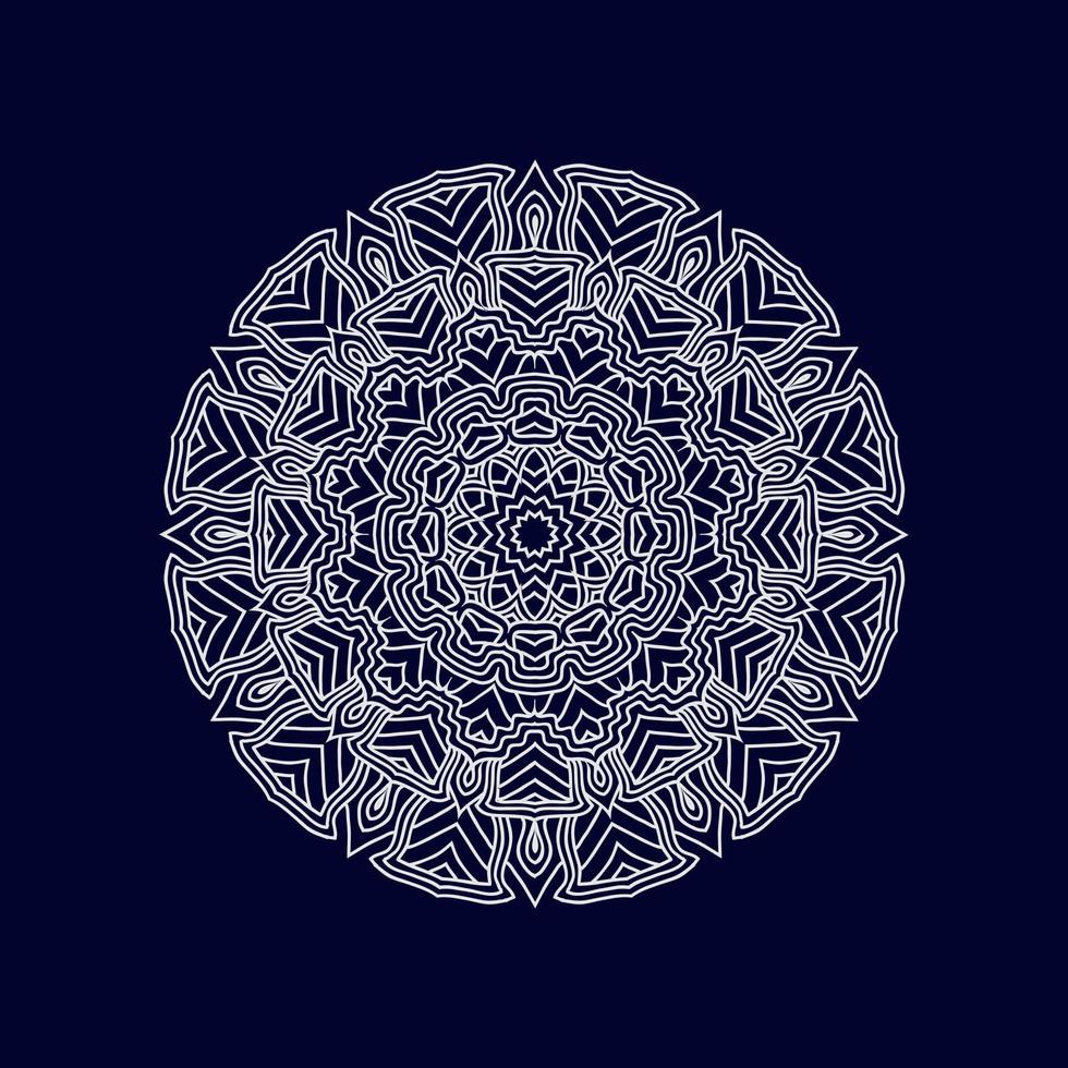 New mandala art designs vector illustration