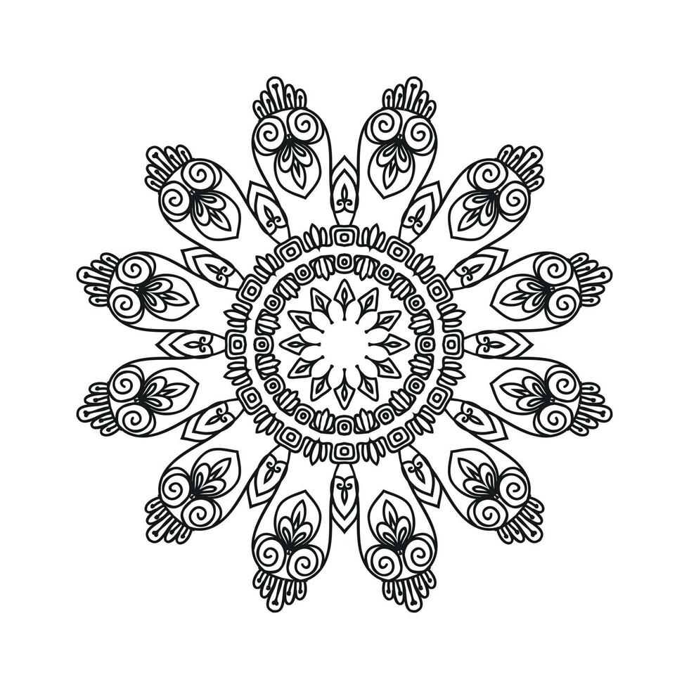 Mandala designs. New mandala art background vector