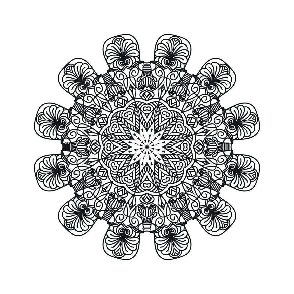 Mandala vector pattern design background
