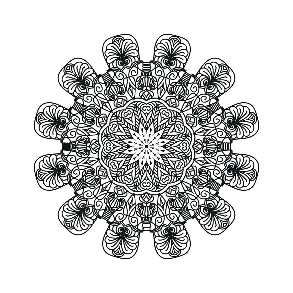 Mandala vector pattern design background