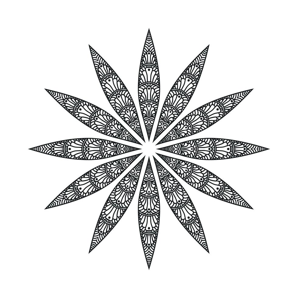 Black and white flower mandala designs 19584012 Vector Art at Vecteezy