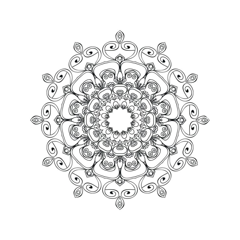 diseños de vectores de mandala de flores. fondo de arte mandala