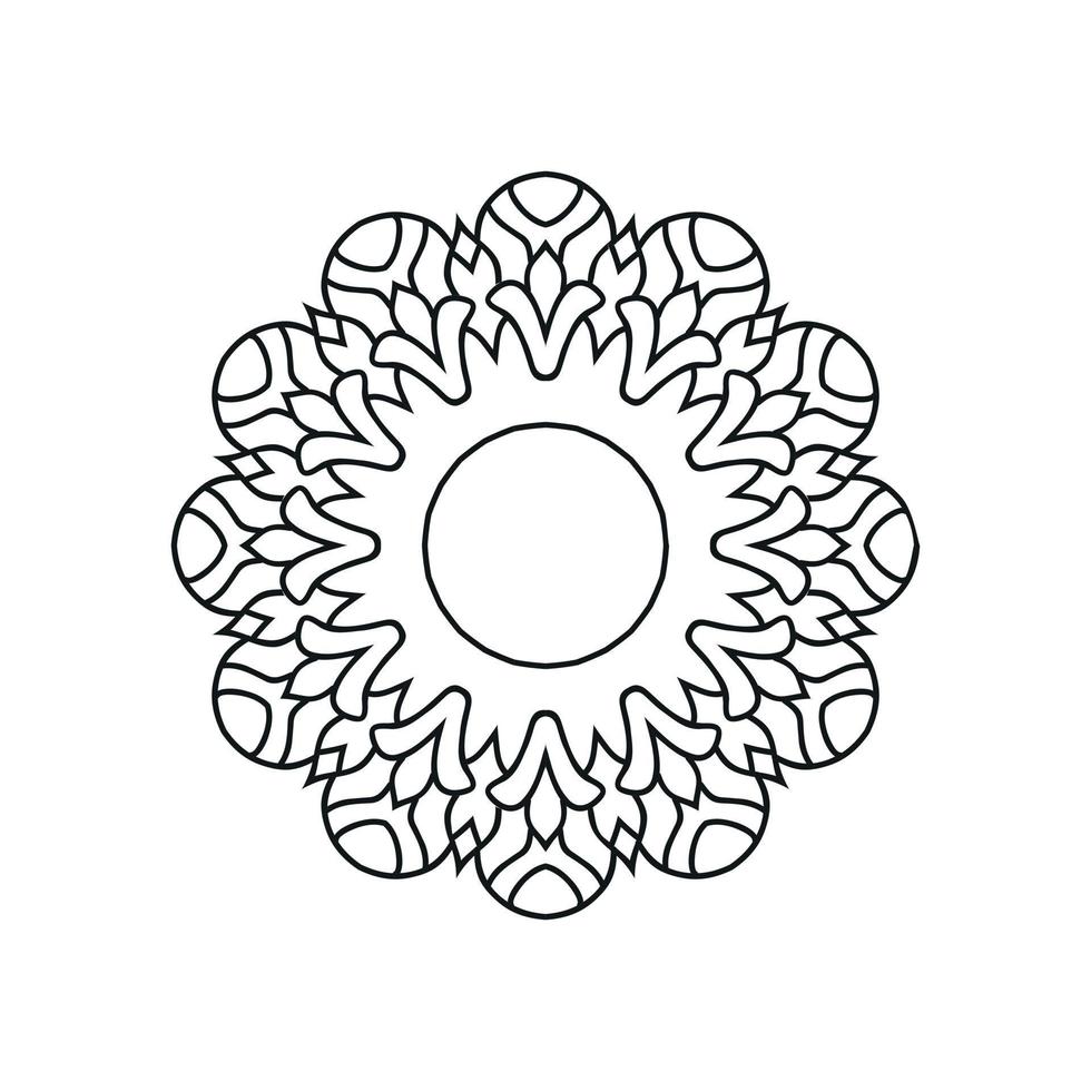 Mandala background design vector illustration