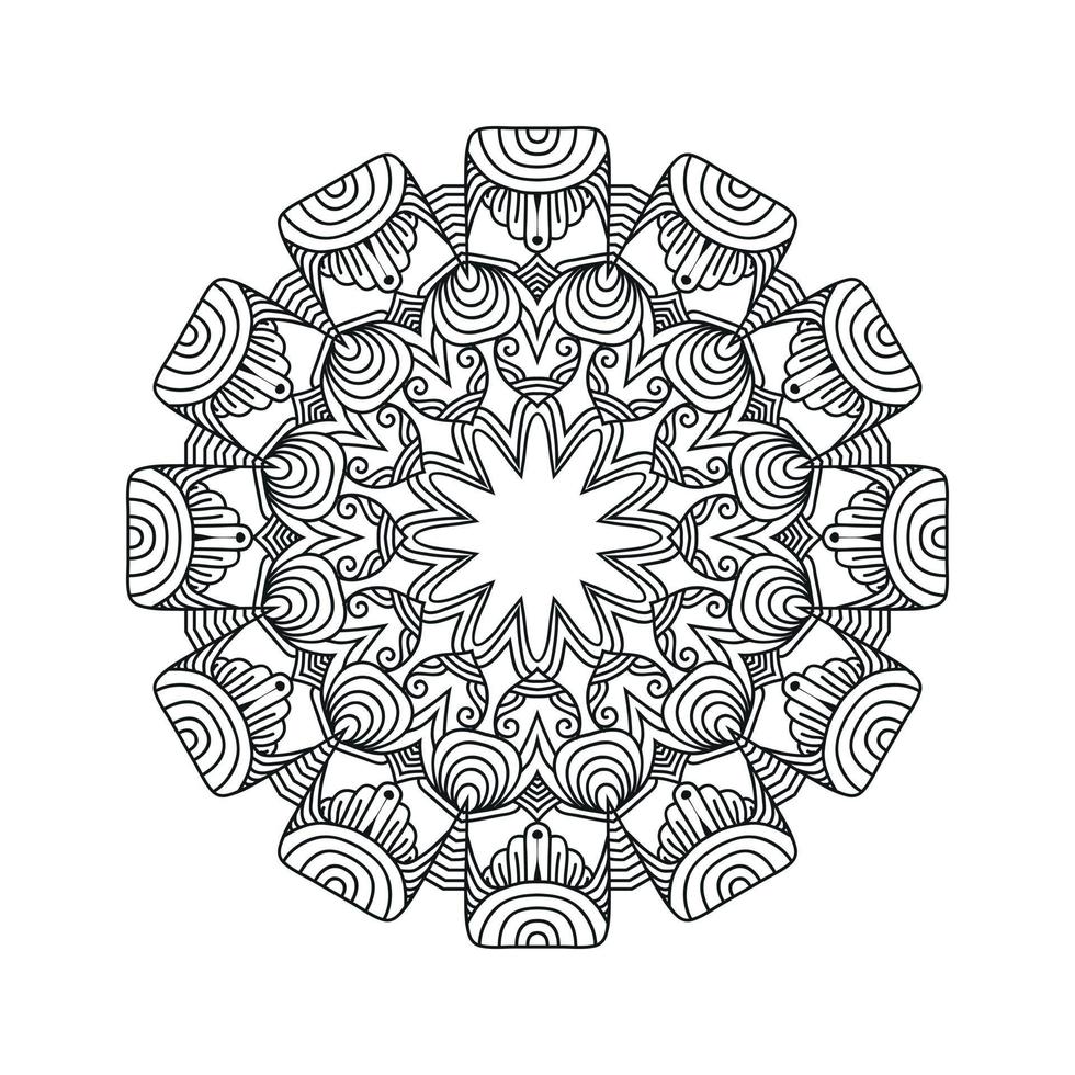 New mandala art designs vector illustration