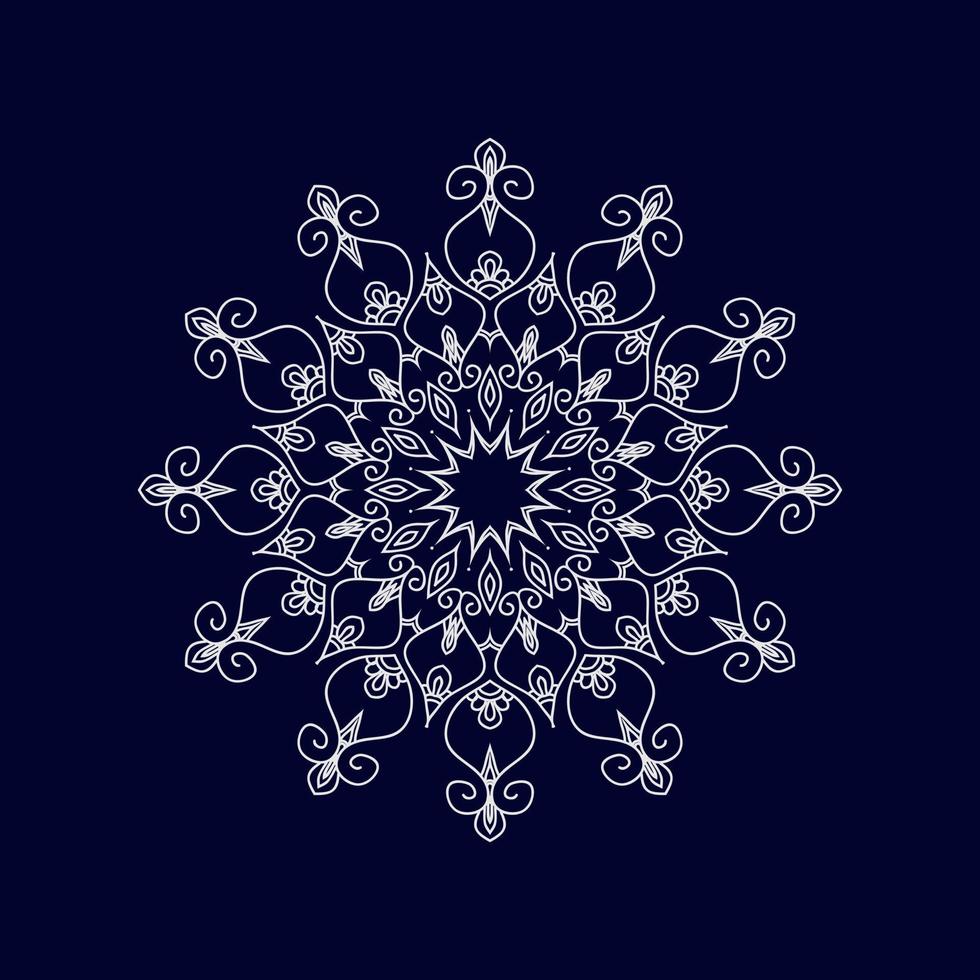 diseños de vectores de mandala de flores. fondo de arte mandala