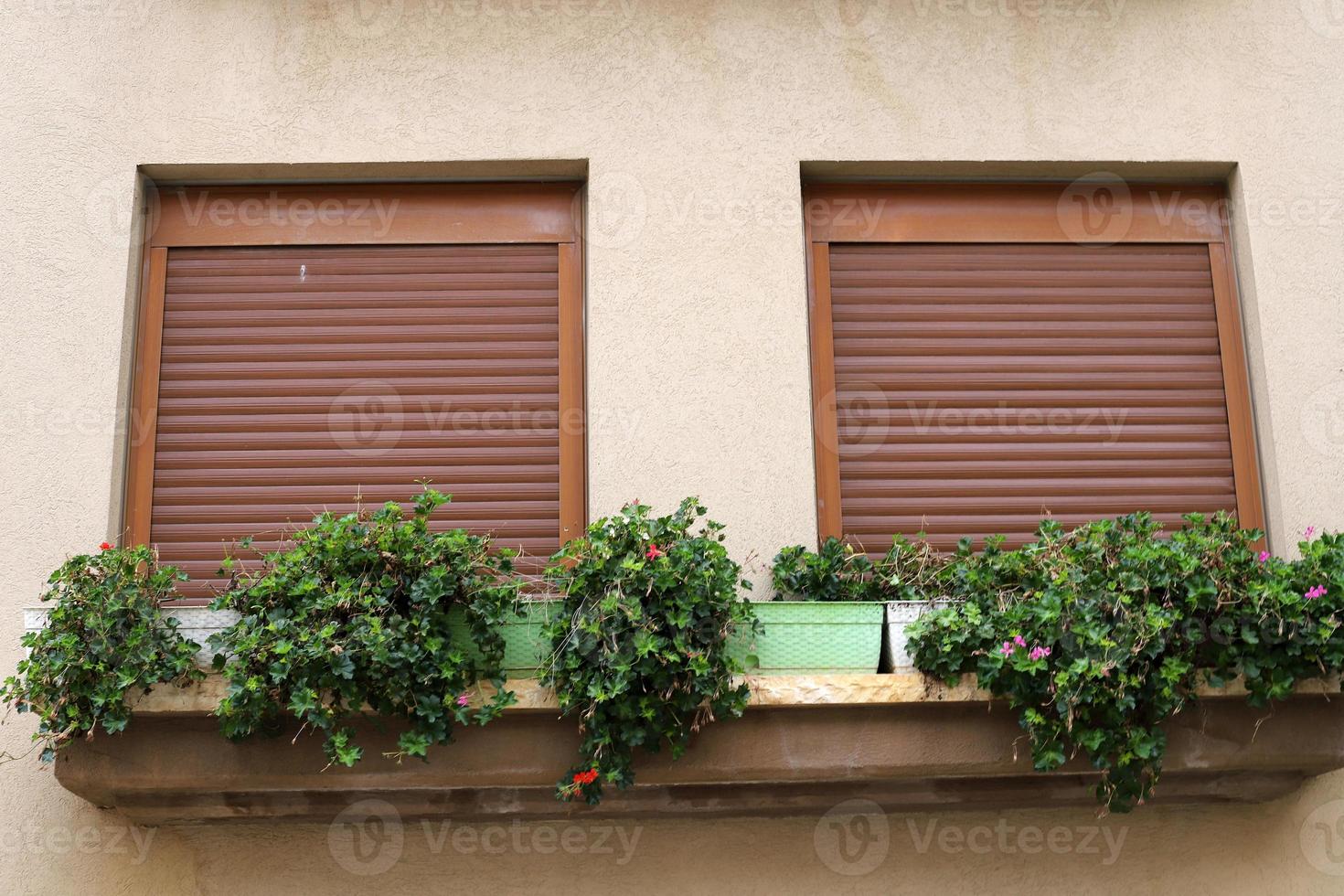 Small window in the big city. photo