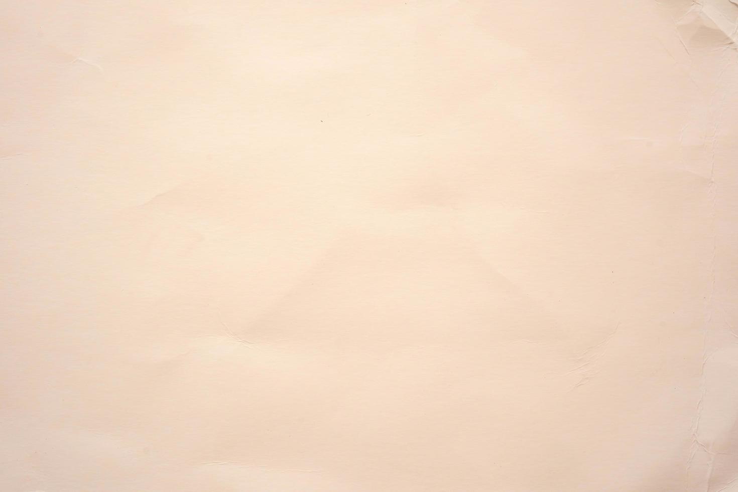 Close up crumpled brown paper texture and background with copy space photo