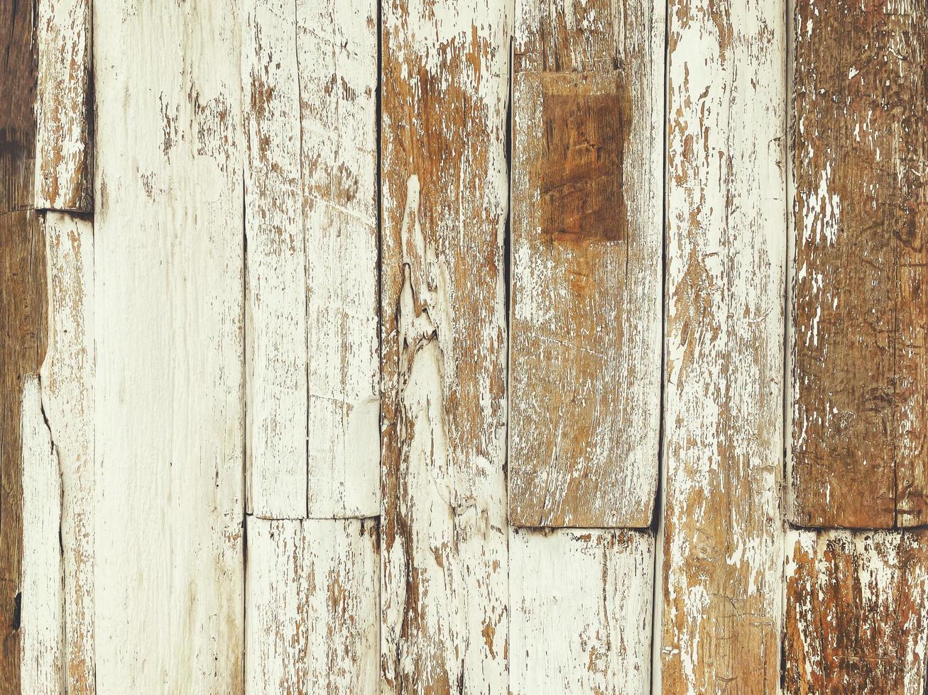 old wood and white paint background and texture with copy space photo