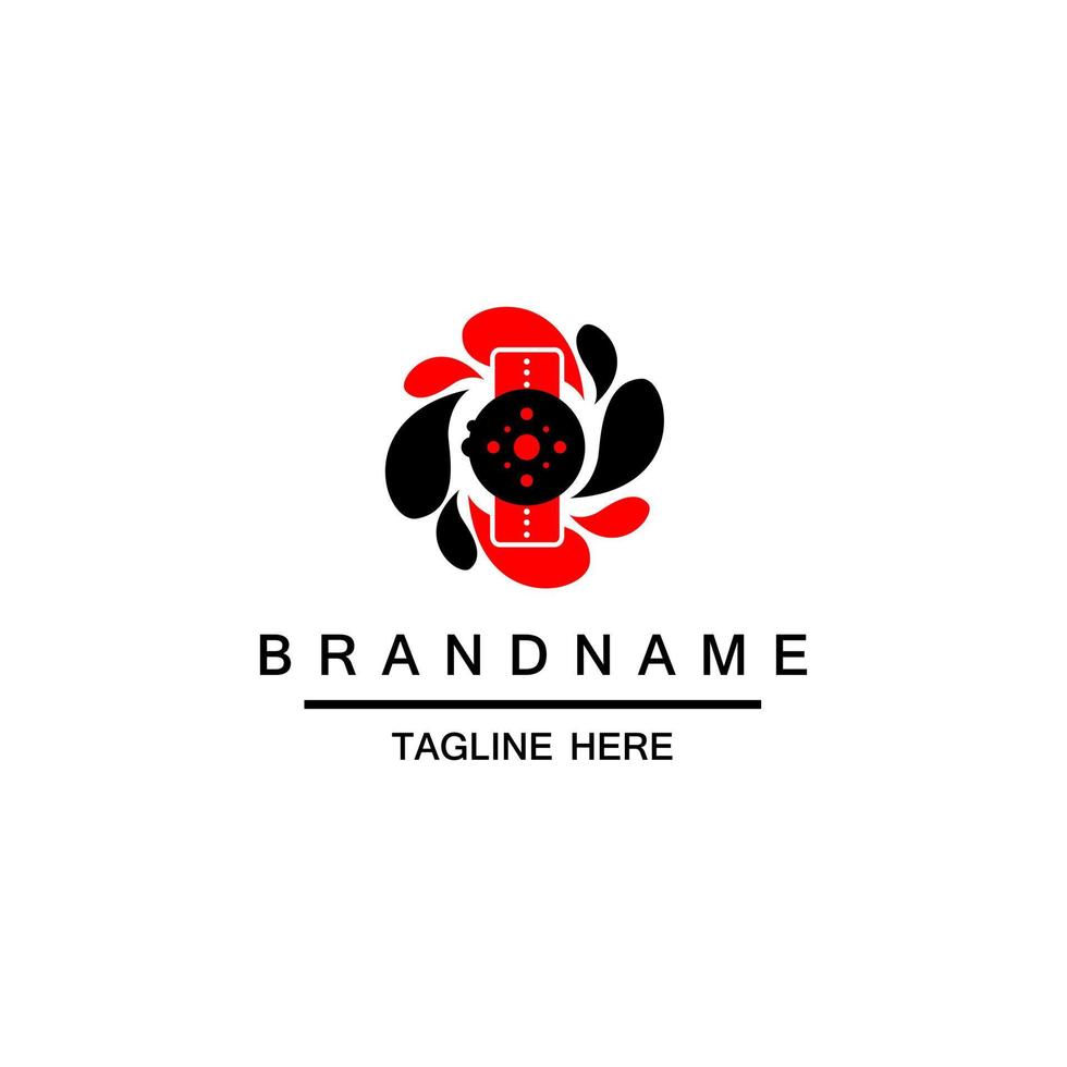 Smart watch logo. smart watch application logo vector icon ilustration