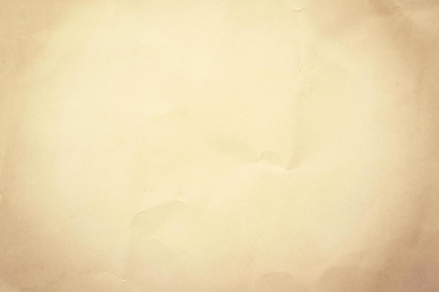 Close up crumpled brown paper texture and background with copy space photo