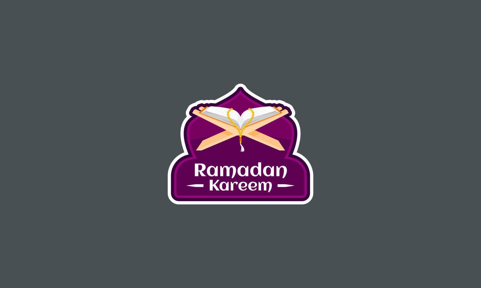 happy ramadan kareem islam in the world banner template vector