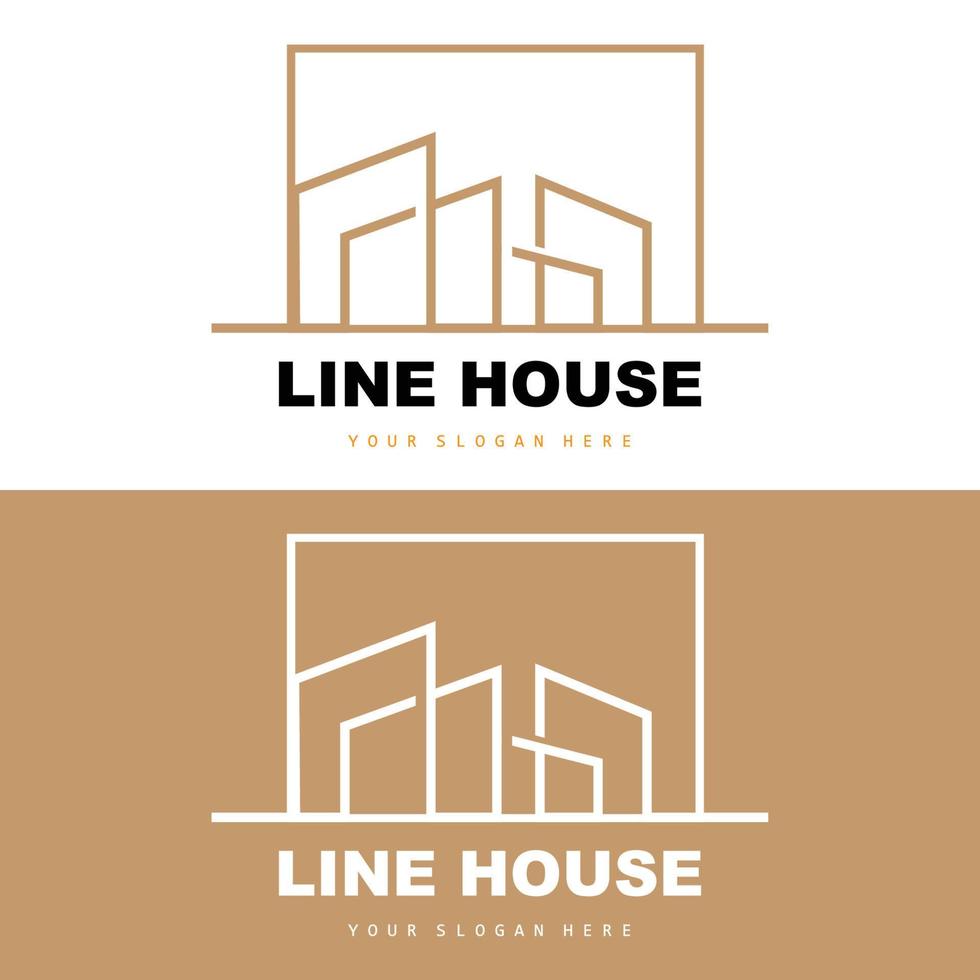 House Logo, Building Furniture Design, Construction Vector, Property Brand Icon, Real Estate, Housing vector