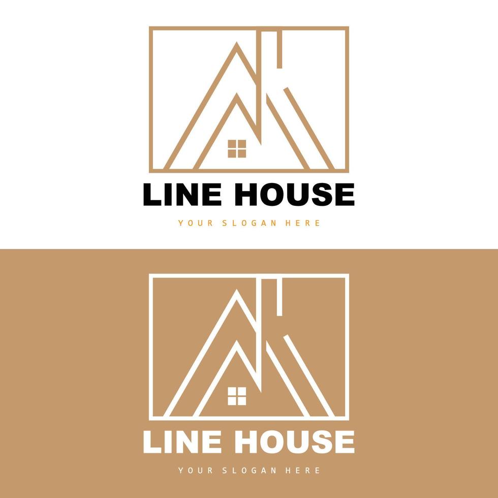 House Logo, Building Furniture Design, Construction Vector, Property Brand Icon, Real Estate, Housing vector