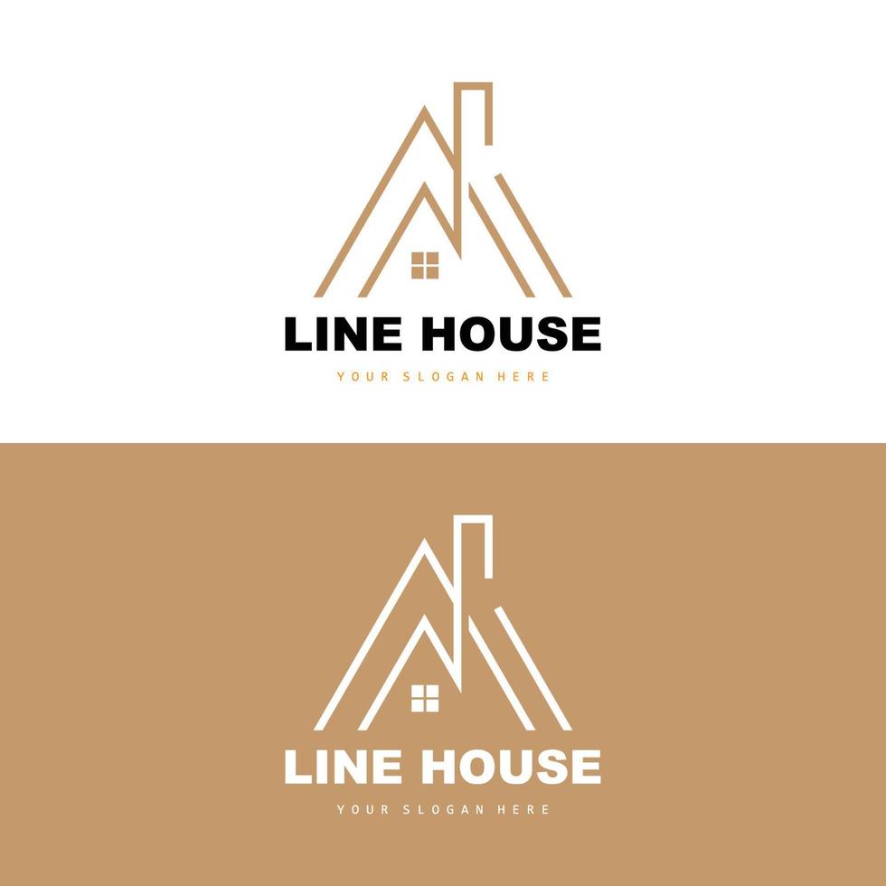 House Logo, Building Furniture Design, Construction Vector, Property Brand Icon, Real Estate, Housing vector