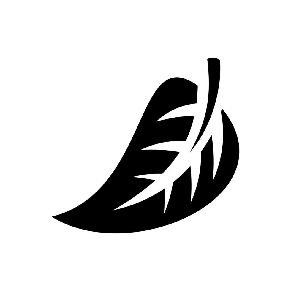 leaf icon, vector leaf icon, in trendy flat style isolated on white background. leaf icon image, leaf icon illustration