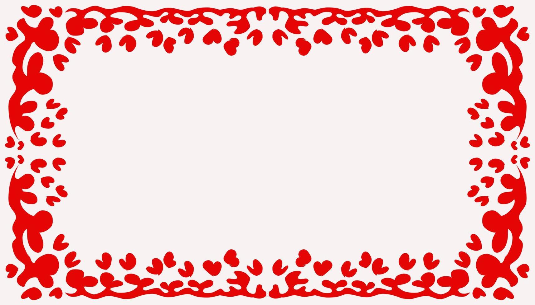 Abstract background with a red frame vector